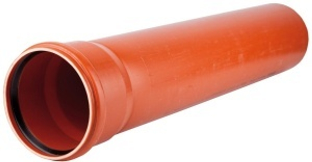 Труба НАРУЖ. EASY PIPE с раструбом 110х3,4х2000 "Политэк"