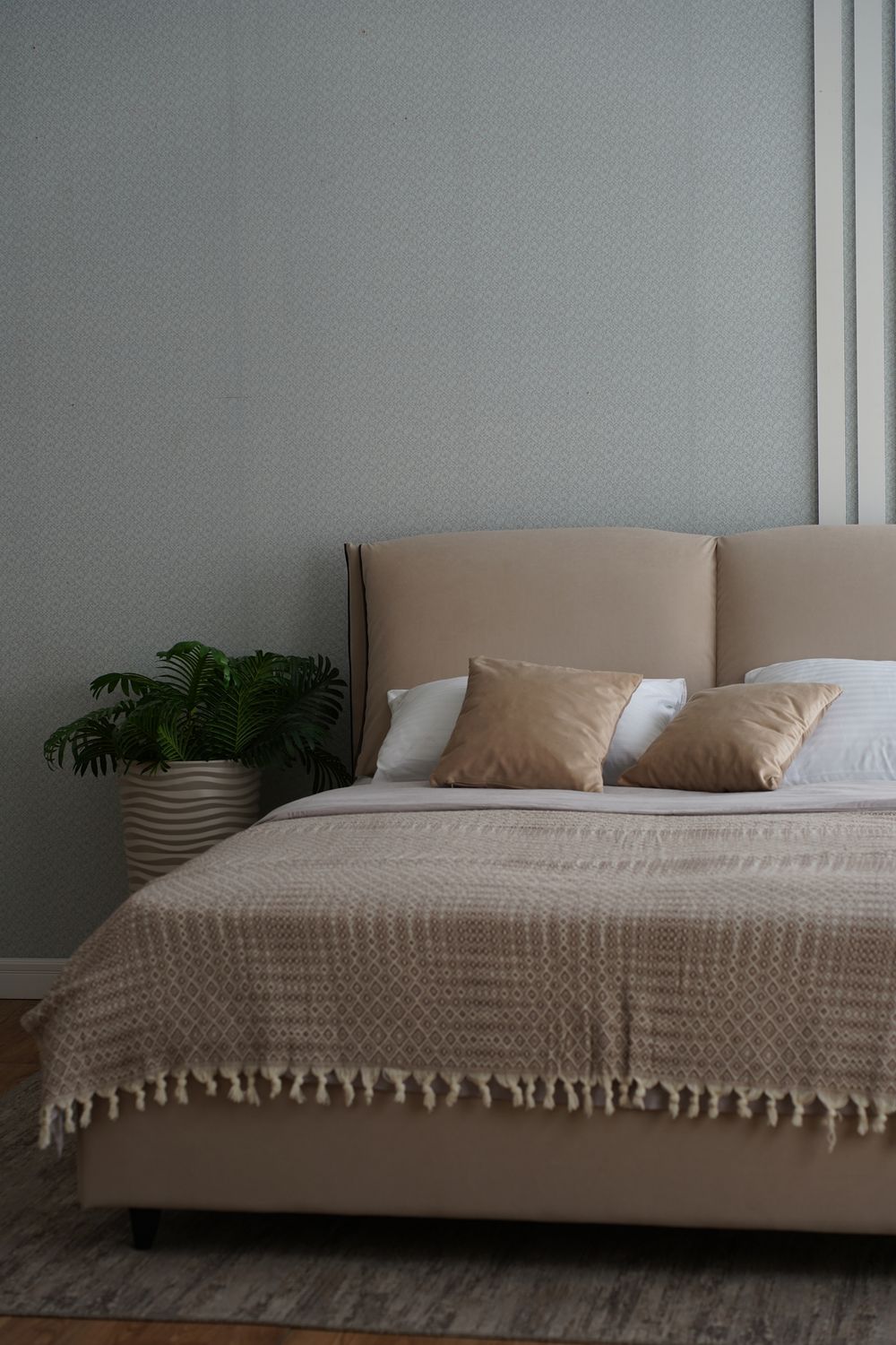 Кровать Венеция 1,4 Бежевый Софт