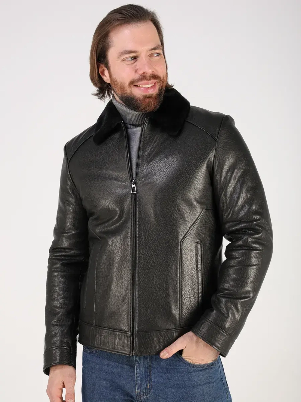 Дубленка натуральная куртка зимняя кожаная