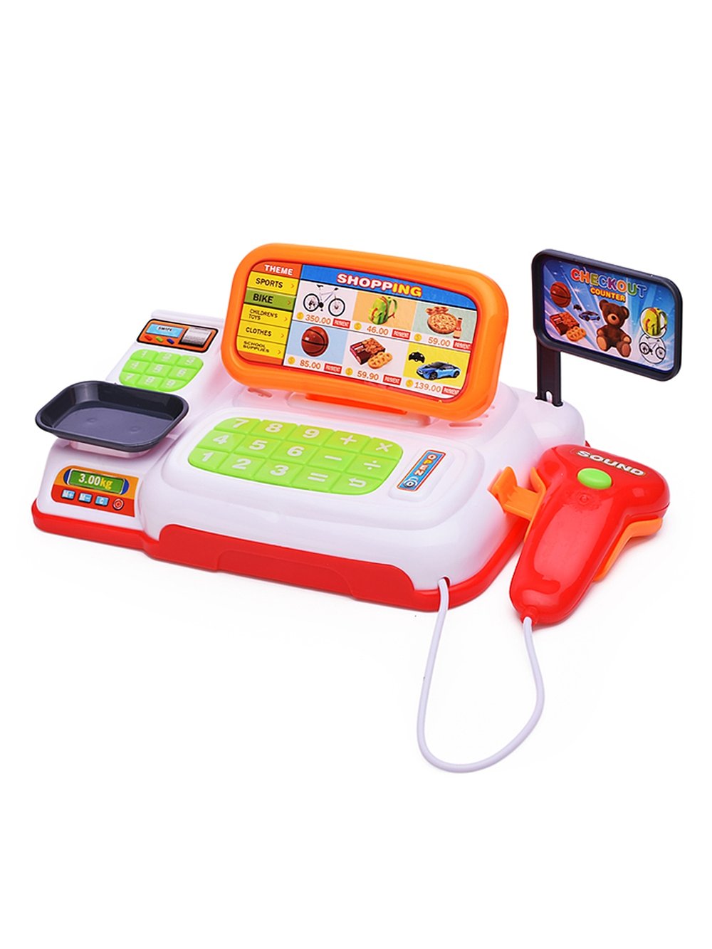 Касса игрушечная "Продуктовый магазин
