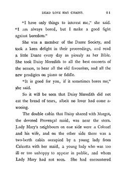 Dead love has chains | M. E. Braddon