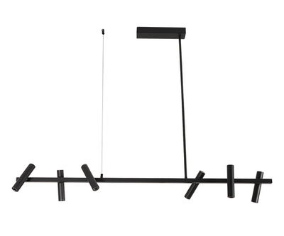 07613-6AS,19 Люстра Верония черный Led 18W