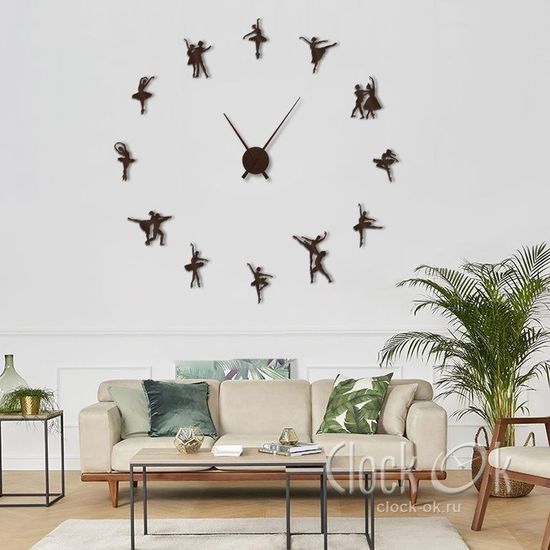 Настенные 3D часы Dance