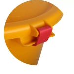 Бак для утилизации медицинских отходов КМ-проект класс Б 35 л высота 495 мм желтый с крышкой