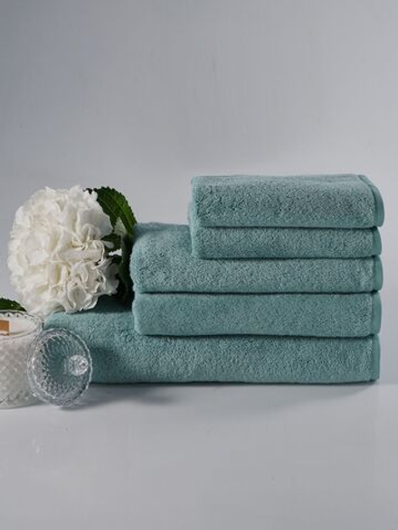 Набор полотенец 3шт Claire Batiste Atelier Ile бирюзовый светлый