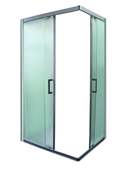 Душевое ограждение RIVER MORAVA XL 100/24 МТ Душевое ограждение без поддона 100х100х185 10000003399 Квадрат Универсальная  Хром матовый