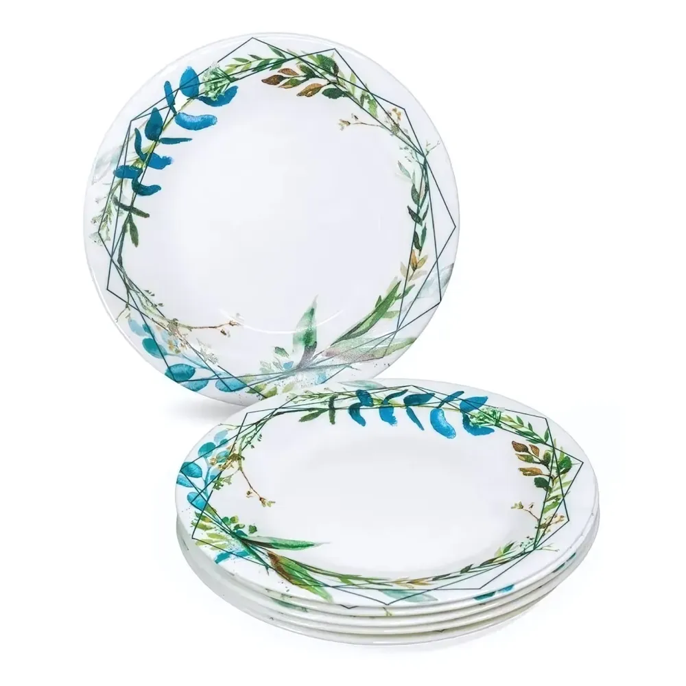 Тарелка обеденная Акварельный букет 23 см Тарелка обеденная Акварельный букет 23 см