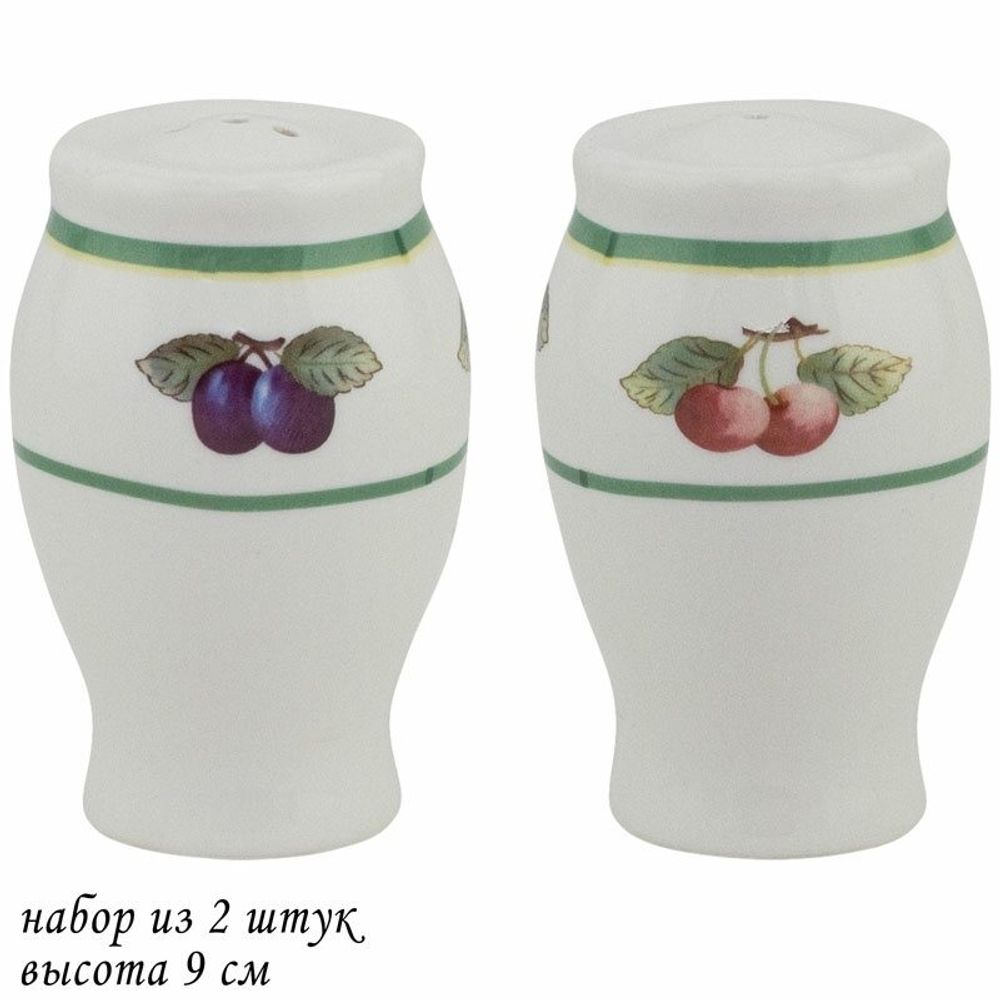 Lenardi 109-098 Набор солонок ФРУКТОВЫЙ САД в под.уп.(х72)Фарфор