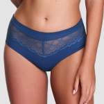 Классические трусики-слипы из эластичного полотна (Размер: 44) (Цвет: синий)