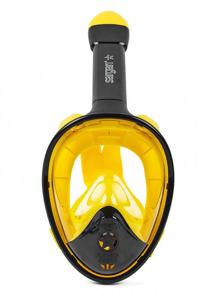 Маска полнолицевая Sargan Планета океан 2.0 черный/желтый