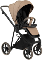 Детская коляска Roan Sol 2.0 3 в 1 с автокреслом Pituso Baesa Pro Black,Beige Canopy SLL/32/T Mocha Mousse/Black/руч.Cappuccino
