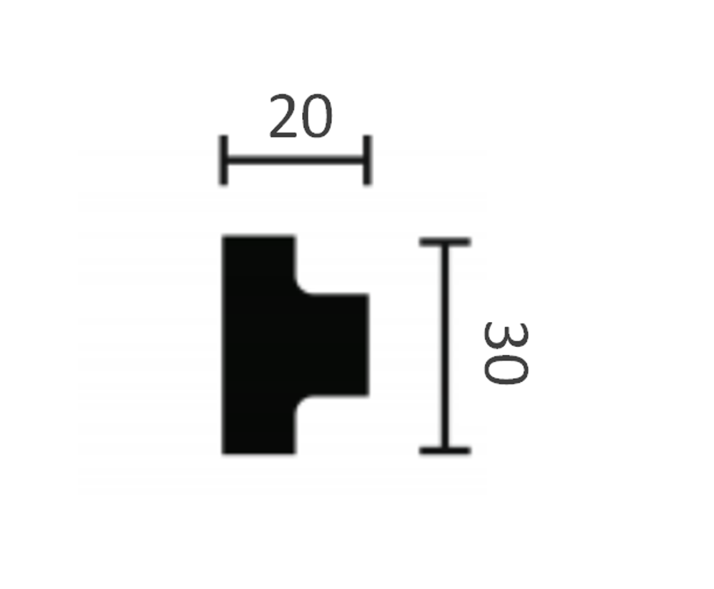 Карниз потолочный T40