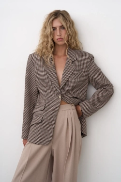 Брюки-палаццо бежевые