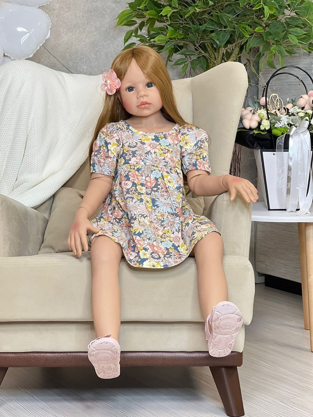 Кукла Реборн ростовая 98см (FA-258)