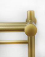 Полотенцесушитель электрический с/т Comfysan Люси (Luce) EC-8 80/50 с полкой, Матовое золото/МАТ ГОЛ