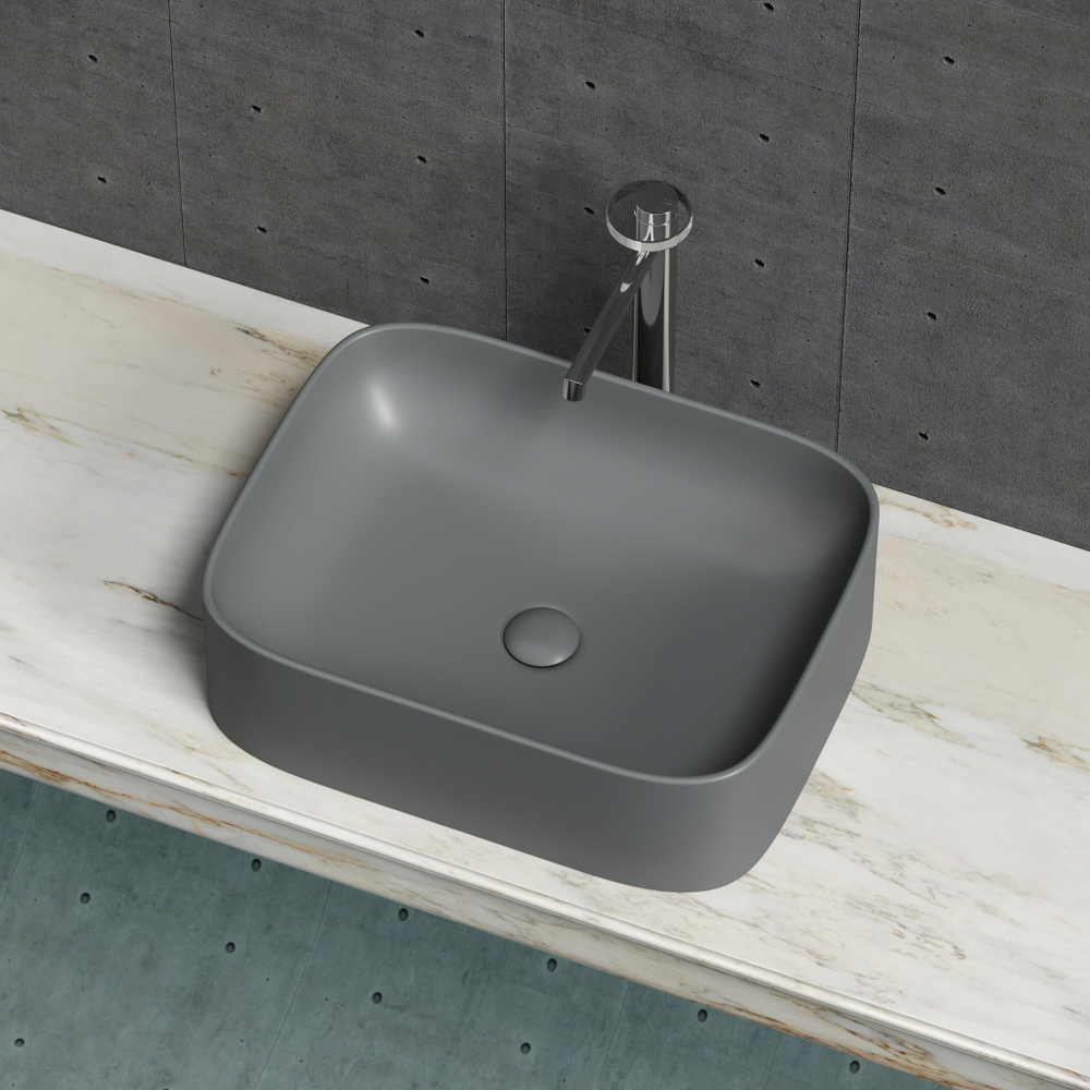 Раковина Ceramica Nova Element 50 см CN6052MDH темный антрацит
