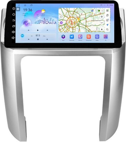 Магнитола для Land Rover Discovery 3 2005-2009 (закругленные углы) - FarCar монитор 12.3" 2K QLED на Android 14, TS10, CarPlay, 4G SIM-слот