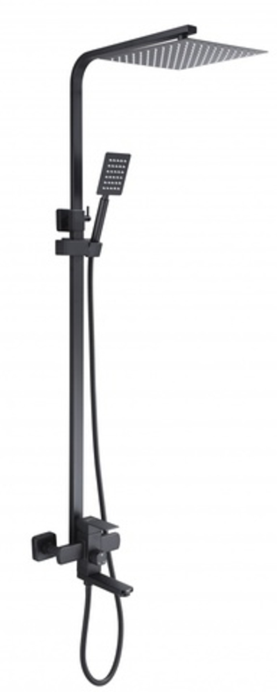 33028-C Од. душ. система из НЕРЖ. (ЧЕРНЫЙ)  HANSEN (4/1шт)