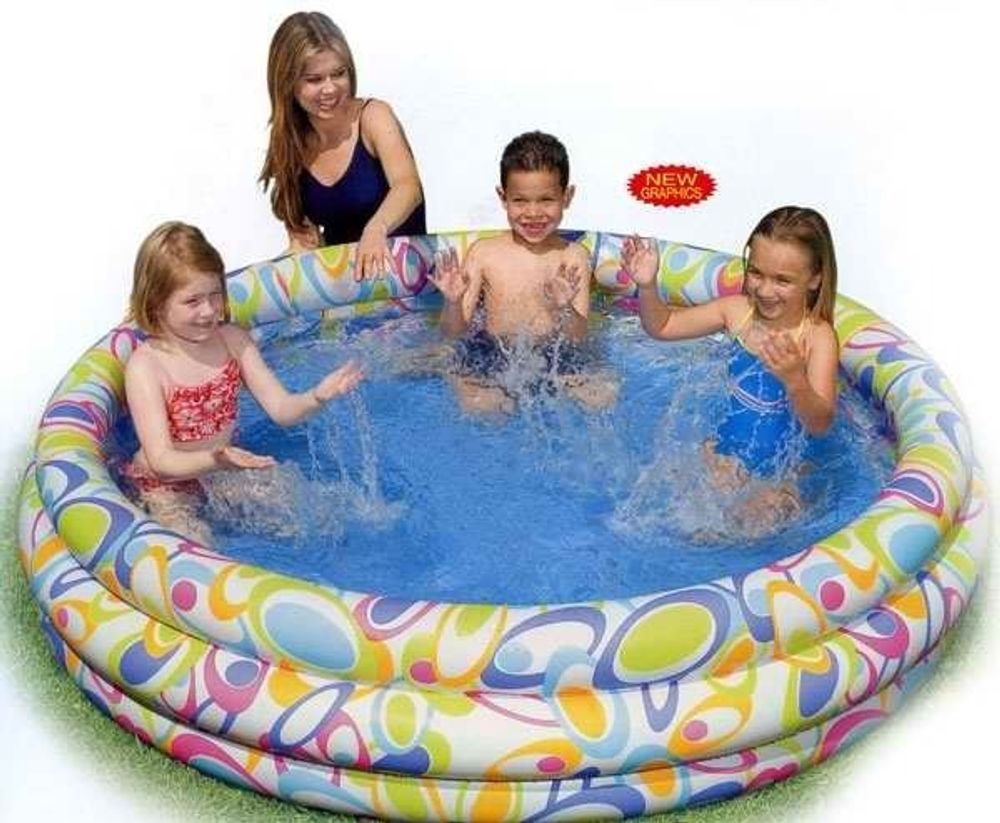 Купить Бассейн надувной Fun Dots Pool 168х41см.