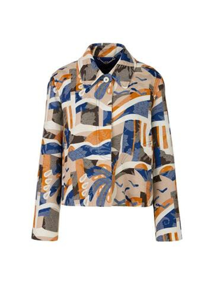 Marc Cain Жакет из жаккарда с принтом