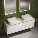 Sancos Столешница для ванной комнаты из керамогранита SANCOS Kreman 1600х460 без отверстия под смеситель, арт.TT160A2