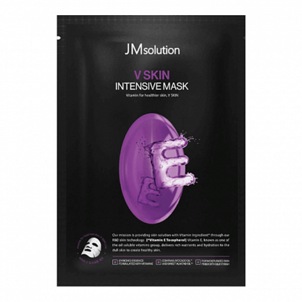 JMsolution V Skin Intensive Mask, 30ml*1ea - Питательная тканевая маска с токоферолом 30мл*1шт