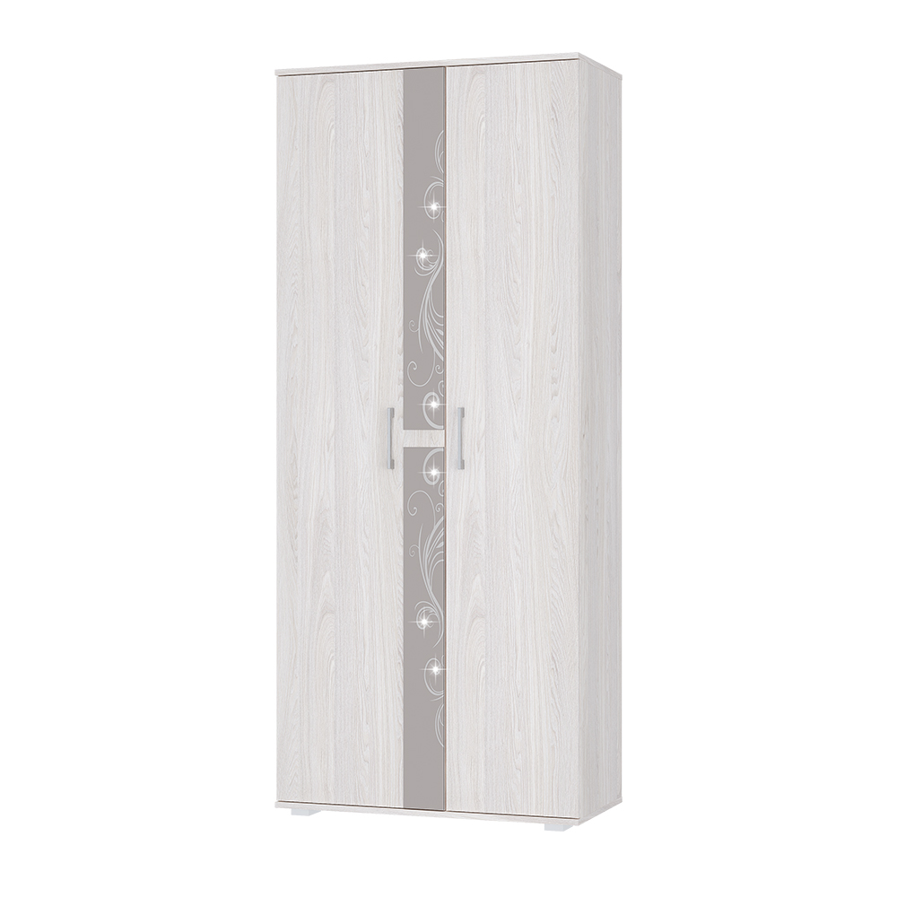 Флоренция шкаф 900*2120*440 ясень белый БТС