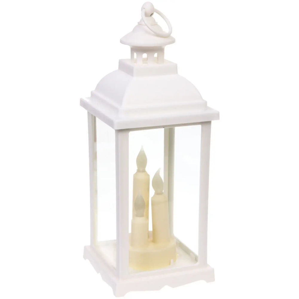 Сувенир с подсветкой «Ночь» 13*13*33 см (работает от 3*ААА), Белый