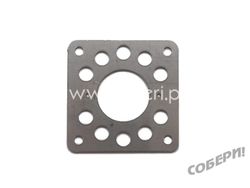 Крепежный фланец для крепления ламповой октальной панели на монтажном шасси / в корпусе лампового усилителя
