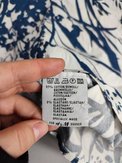 Рубашка H&M с принтом 44 размер