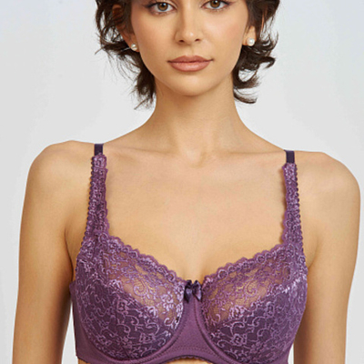 Бюстгальтер Полупоролоновая чашка Гортензия Прибалтика