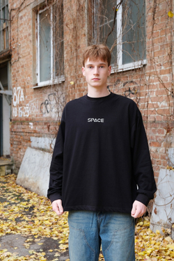 Лонгслив SPACE OverSize Черный