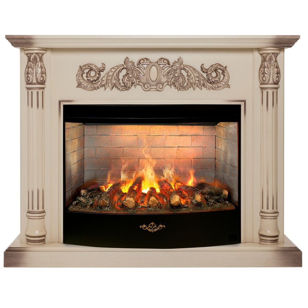 Электрокамин RealFlame Salford 33 WT с очагом 3D Firestar 33