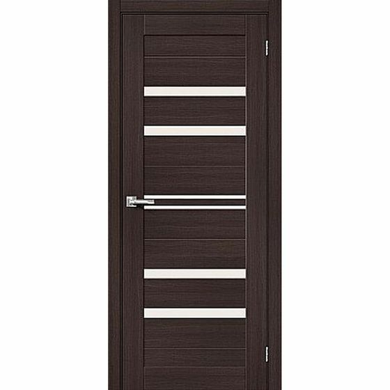 Купить Дверь экошпон Bravo-30 Wenge Melinga стекло белое