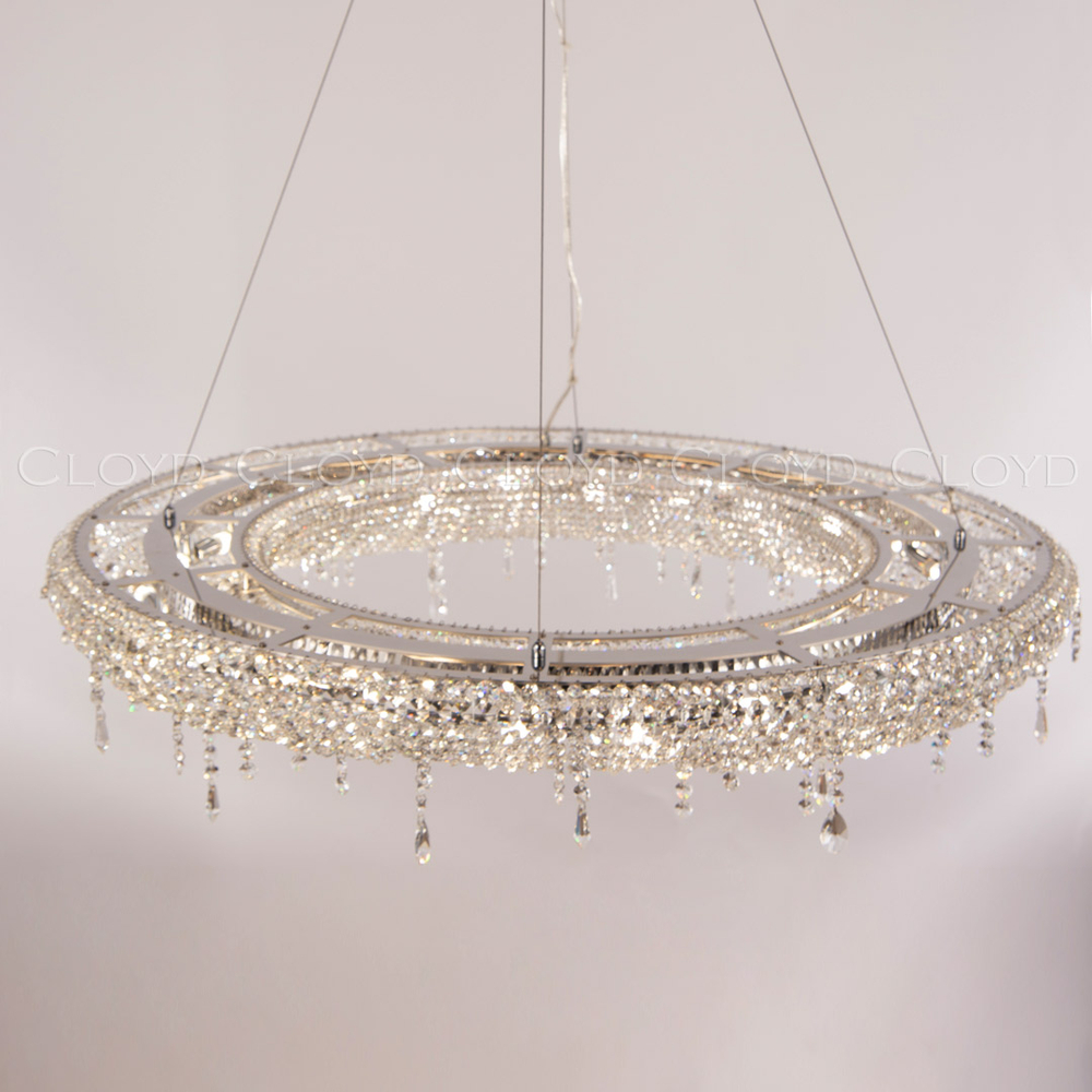 Люстра Cloyd HAYAO C24 / Ø100 см - хром (арт.10395)