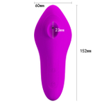 Перезаряжаемый вакуумный стимулятор клитора Magic Fish (Цвет: фиолетовый)