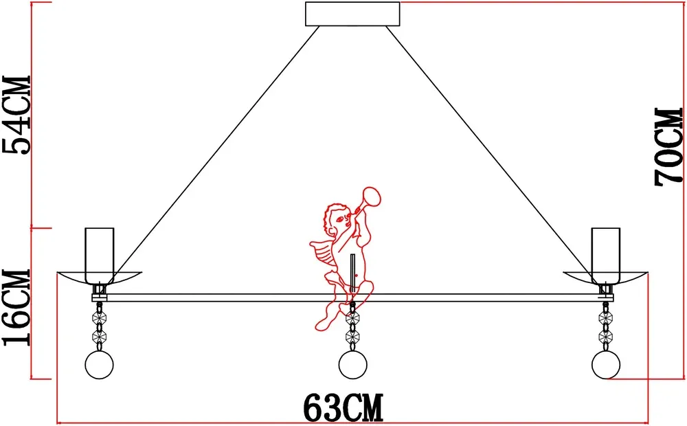 Подвесная люстра Arte Lamp AMUR