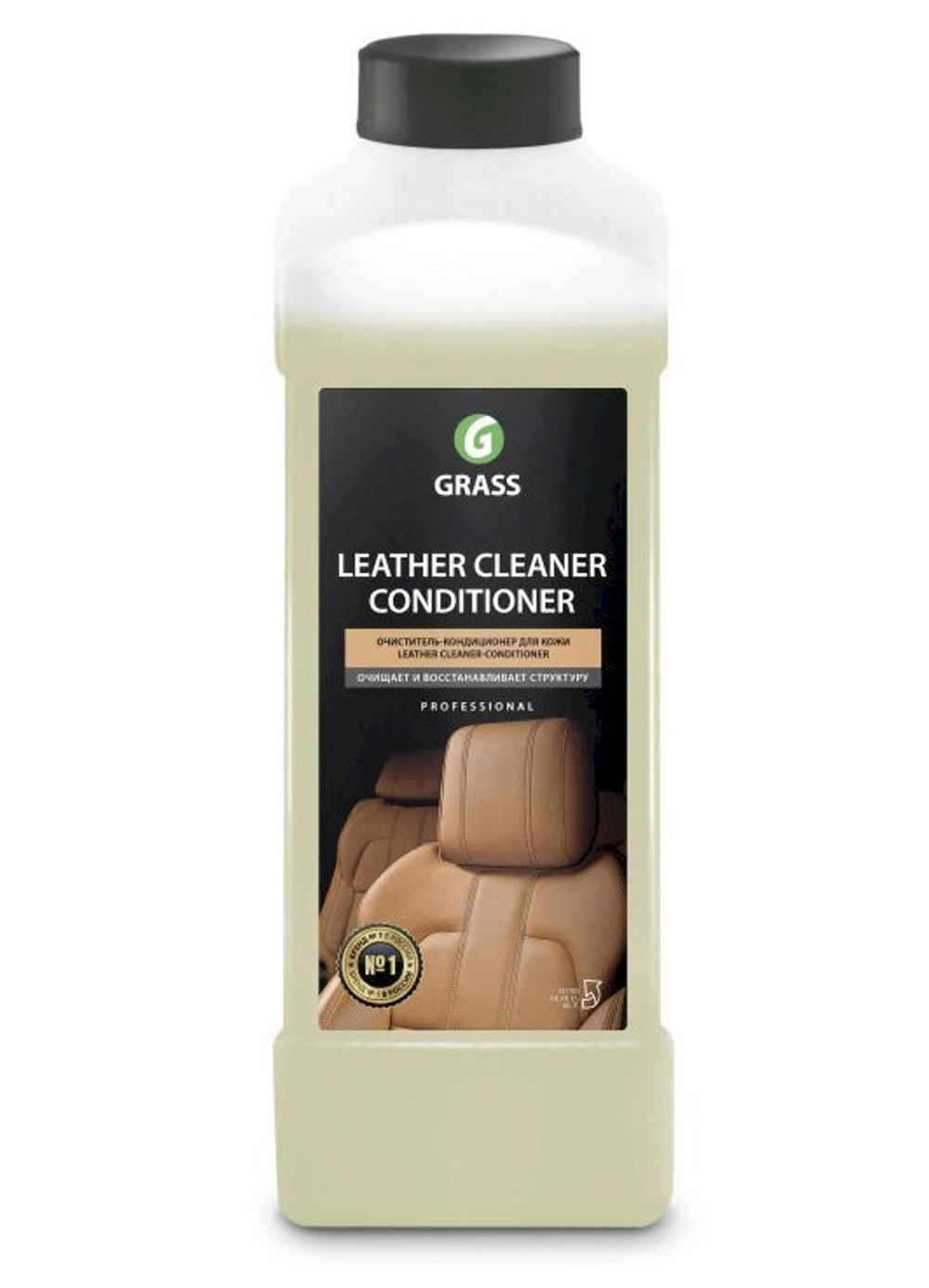 Грасс Leather Cleaner Очиститель-кондиционер для кожи, 1 литр