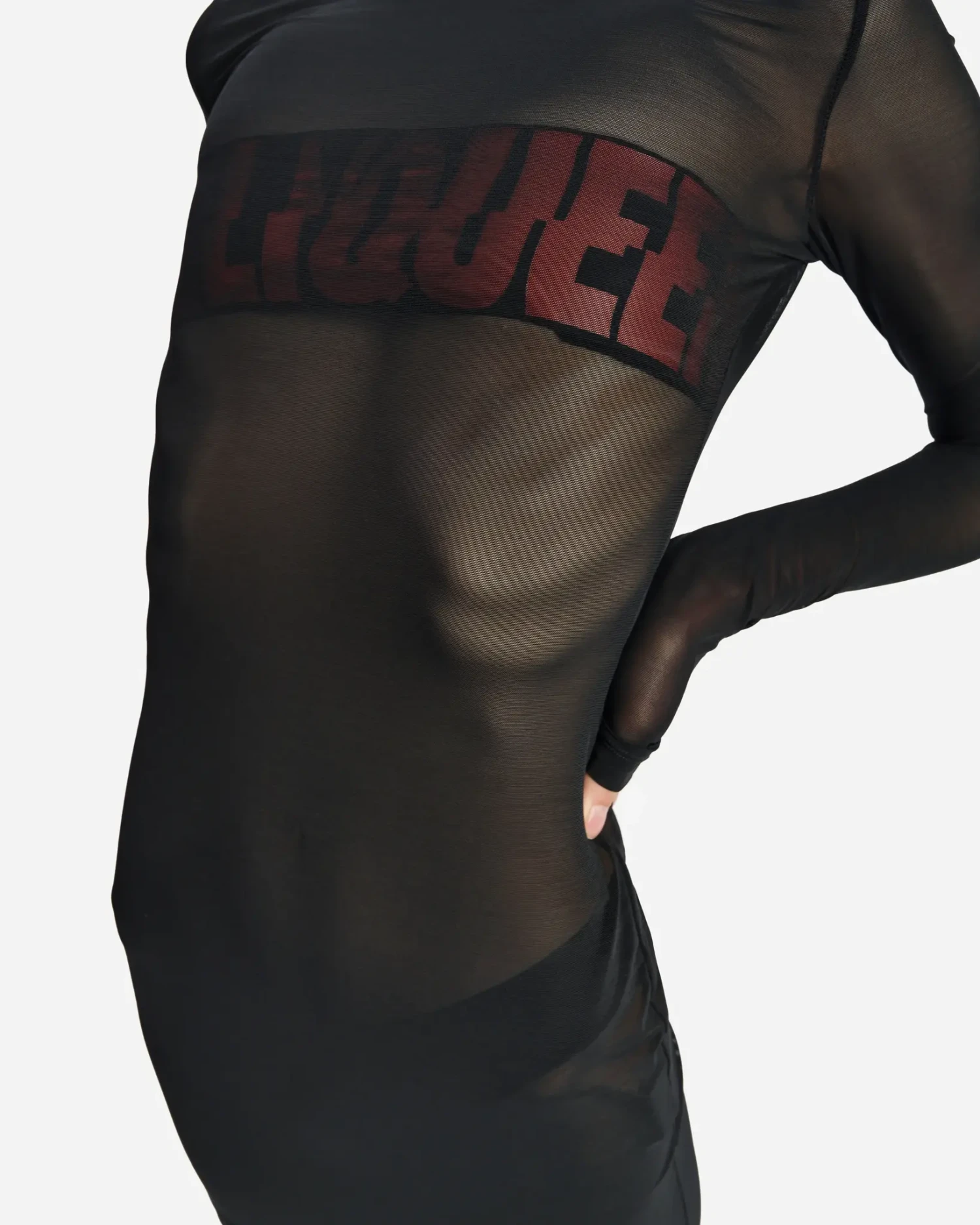 Платье-сетка