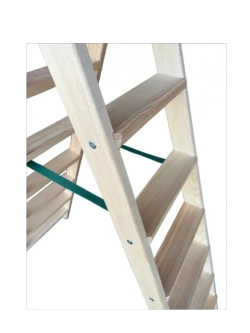 Стремянка деревянная 2х8 wide (рабоч. высота 3,3м)
