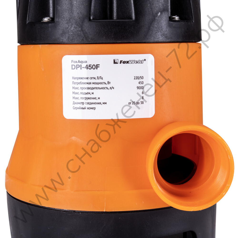 Дренажный насос FoxAqua DPI-450F