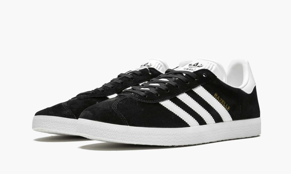 Adidas Gazelle "Core Black Cloud White Gold"