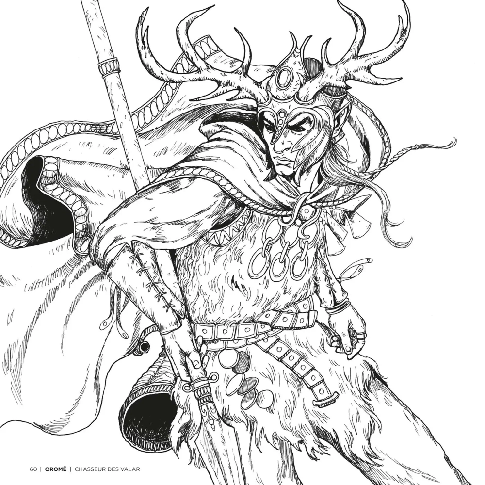 Hachette раскраска по номерам Créatures de Tolkien - Livre de coloriage
