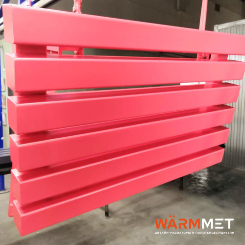 Радиатор WARMMET водяной настенный горизонтальный Flat 60 Н (W) НЕСТАНДАРТНЫЕ ЦВЕТА(RAL+АПолимер)