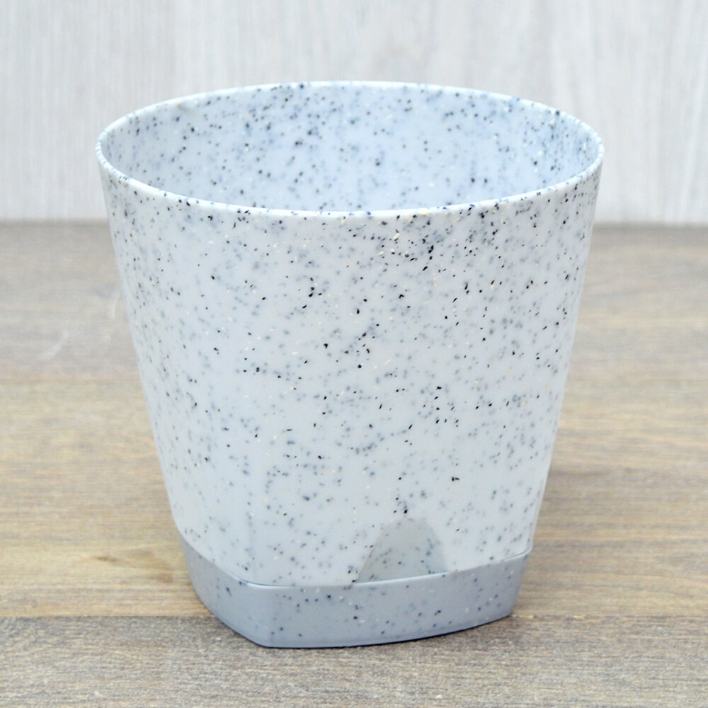 Горшок цветочный Amsterdam 1,35л D140мм, светлый камень