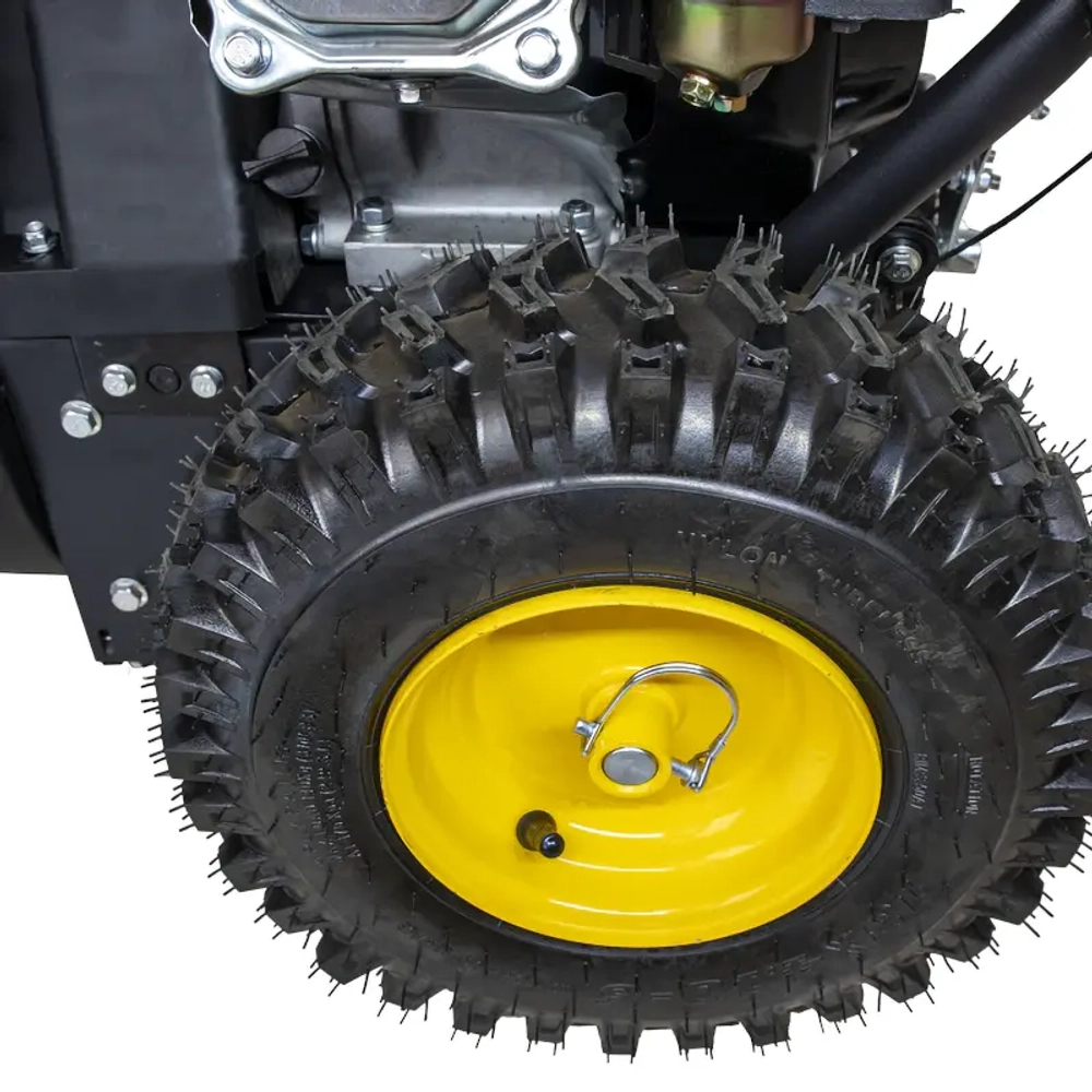 HUTER SGC 4000E снегоуборщик бензиновый 7 л.с. ковш 56 см, выброс 13 м, 4 вперед/2 назад 70/7/14