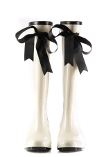 Сапоги BoomBoots White&Black High
