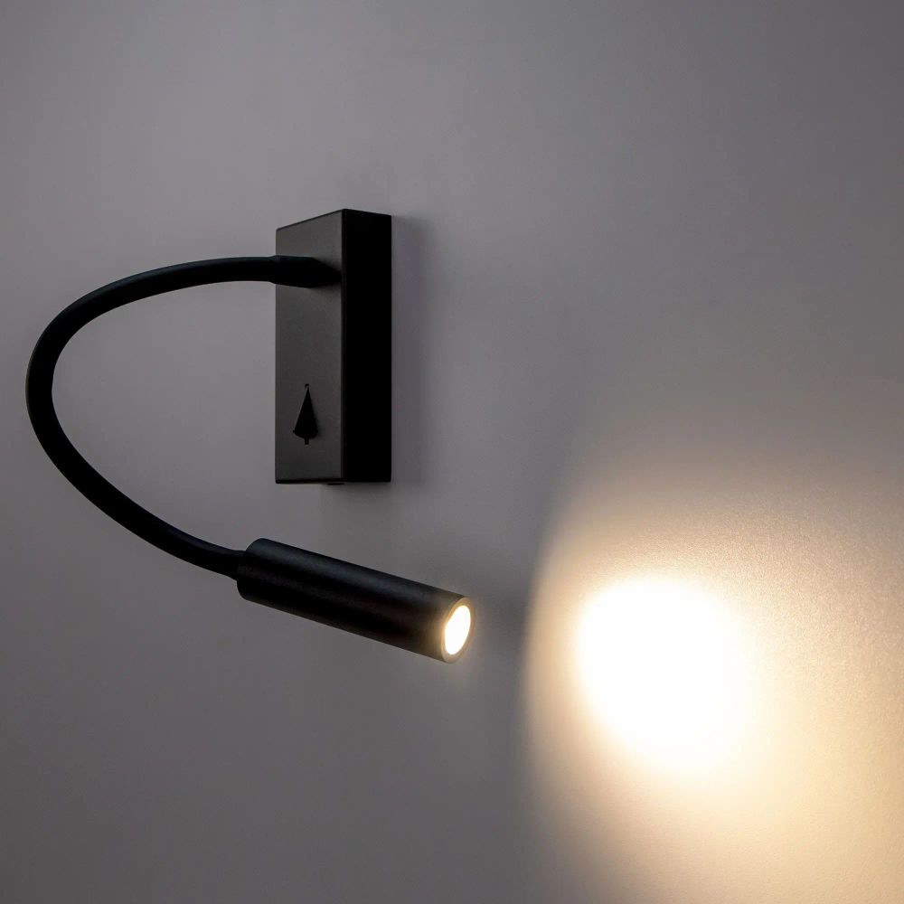 Citilux Декарт CL704361 LED Светильник гибкий с выключателем Чёрный