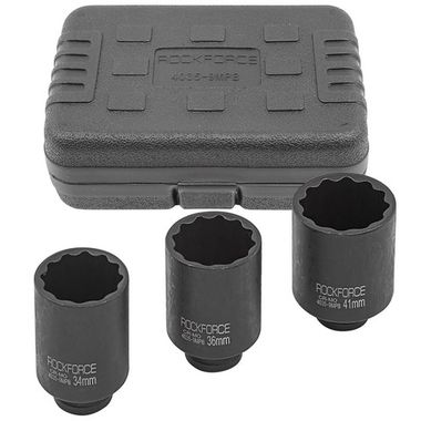 Набор головок ударных глубоких 3пр.1/2''(12-гр.) в кейсе RockForce##Rock FORCE RF-4035-9MPB