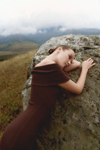 Платье LEVANA, шоколадный